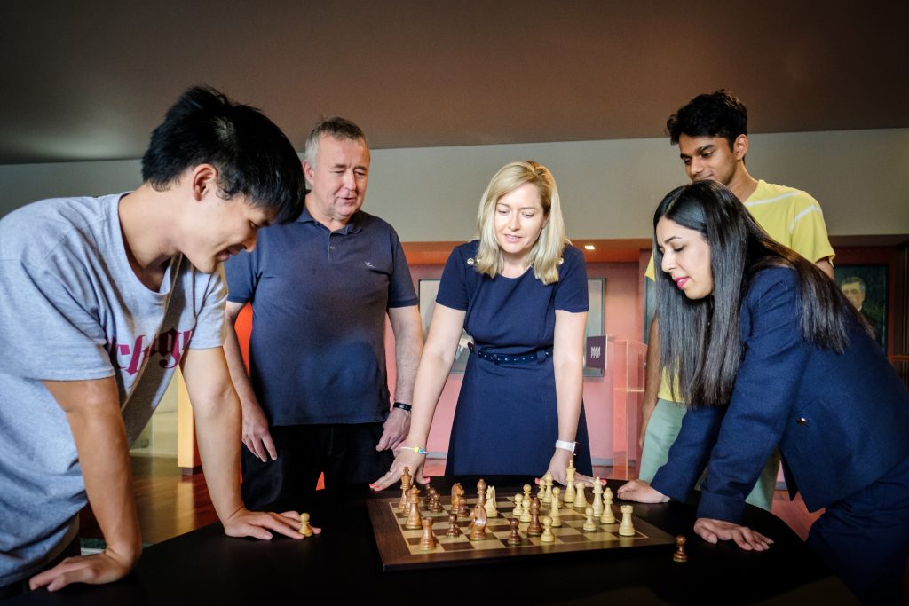 Câmara da Maia recebeu personalidades do xadrez mundial